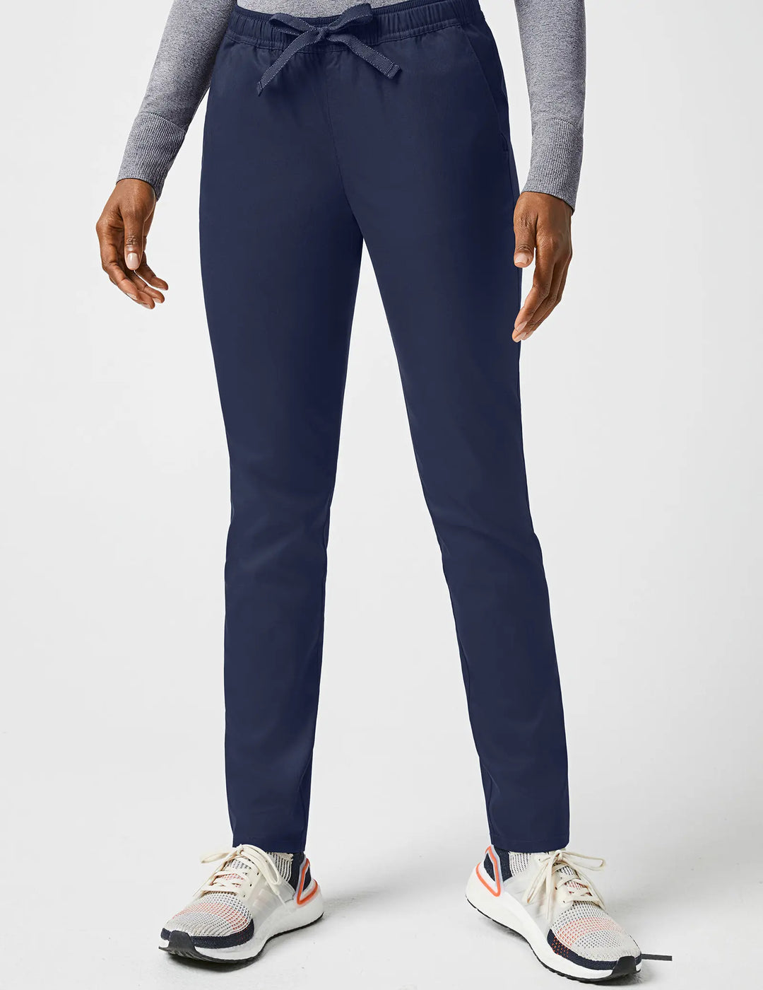Jaanuu Scrubs Women's Skinny Pant Peacoat | scrub-supply.com