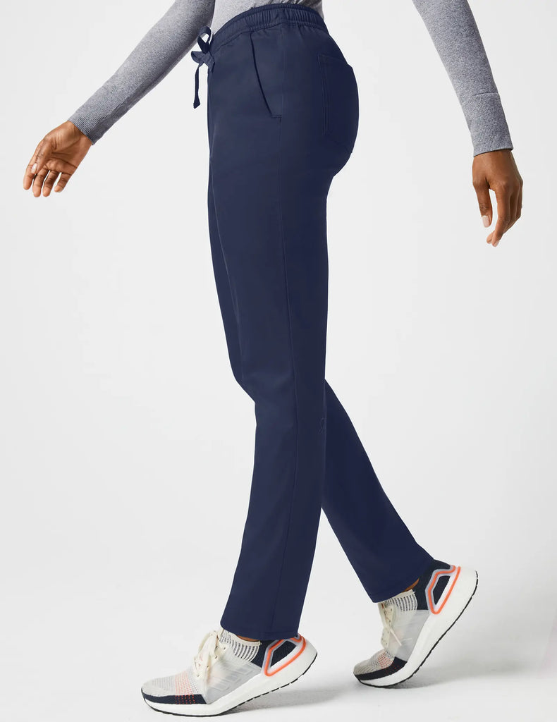 Jaanuu Scrubs Women's Skinny Pant Peacoat | scrub-supply.com