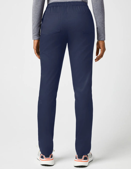 Jaanuu Scrubs Women's Skinny Pant Peacoat | scrub-supply.com