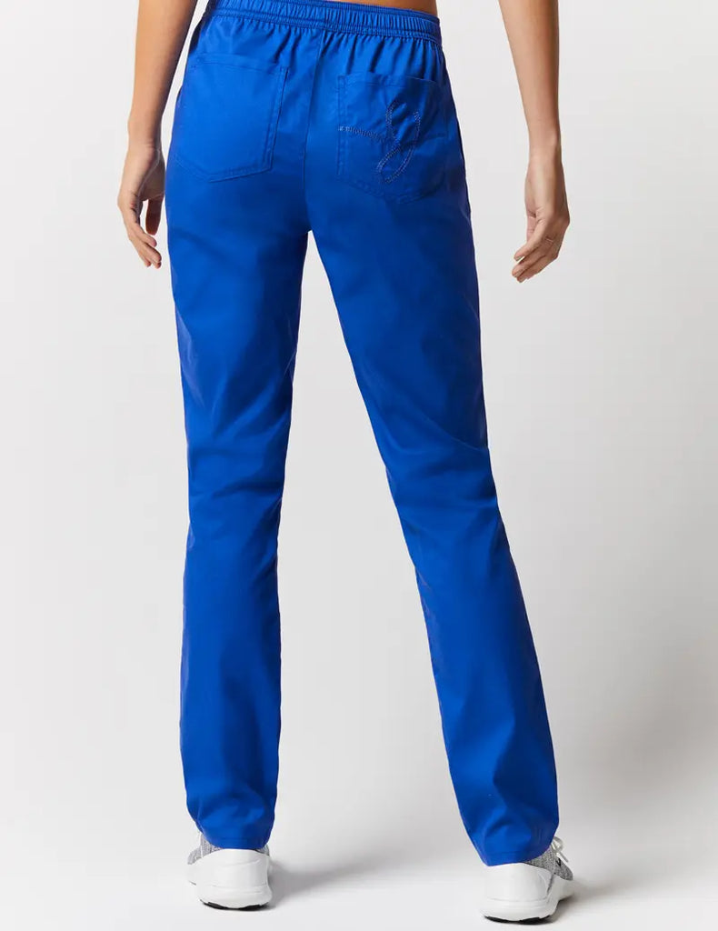 Jaanuu Scrubs Women's Skinny Pant Royal Blue | scrub-supply.com