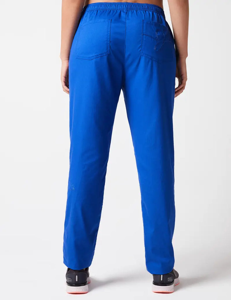 Jaanuu Scrubs Women's Skinny Pant Royal Blue | scrub-supply.com