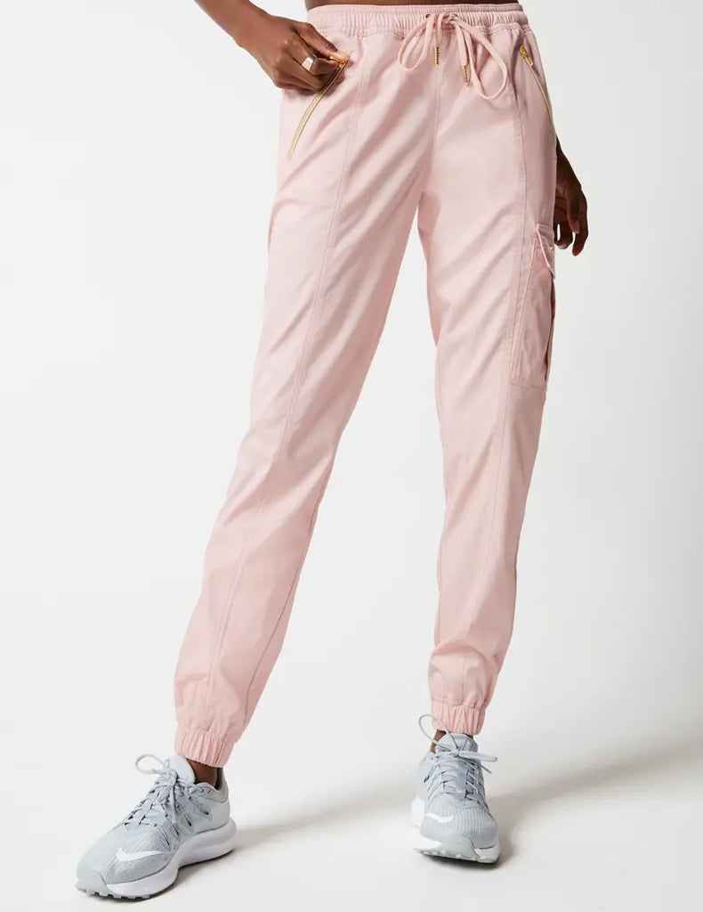 Jaanuu Scrubs Women's Jogger Pant Blushing Pink | scrub-supply.com