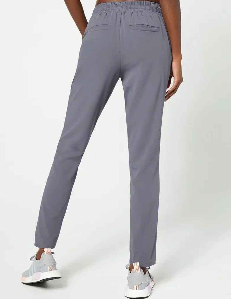 Jaanuu Scrubs Women's Skinny Pull-On Pant Graphite | scrub-supply.com