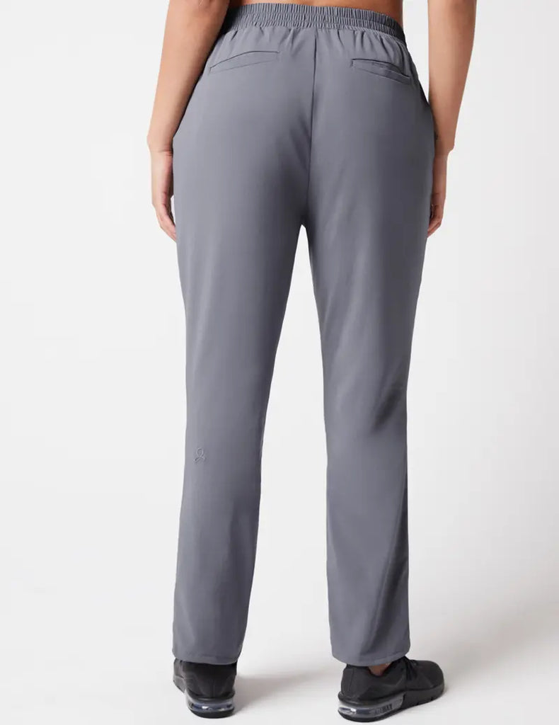 Jaanuu Scrubs Women's Skinny Pull-On Pant Graphite | scrub-supply.com