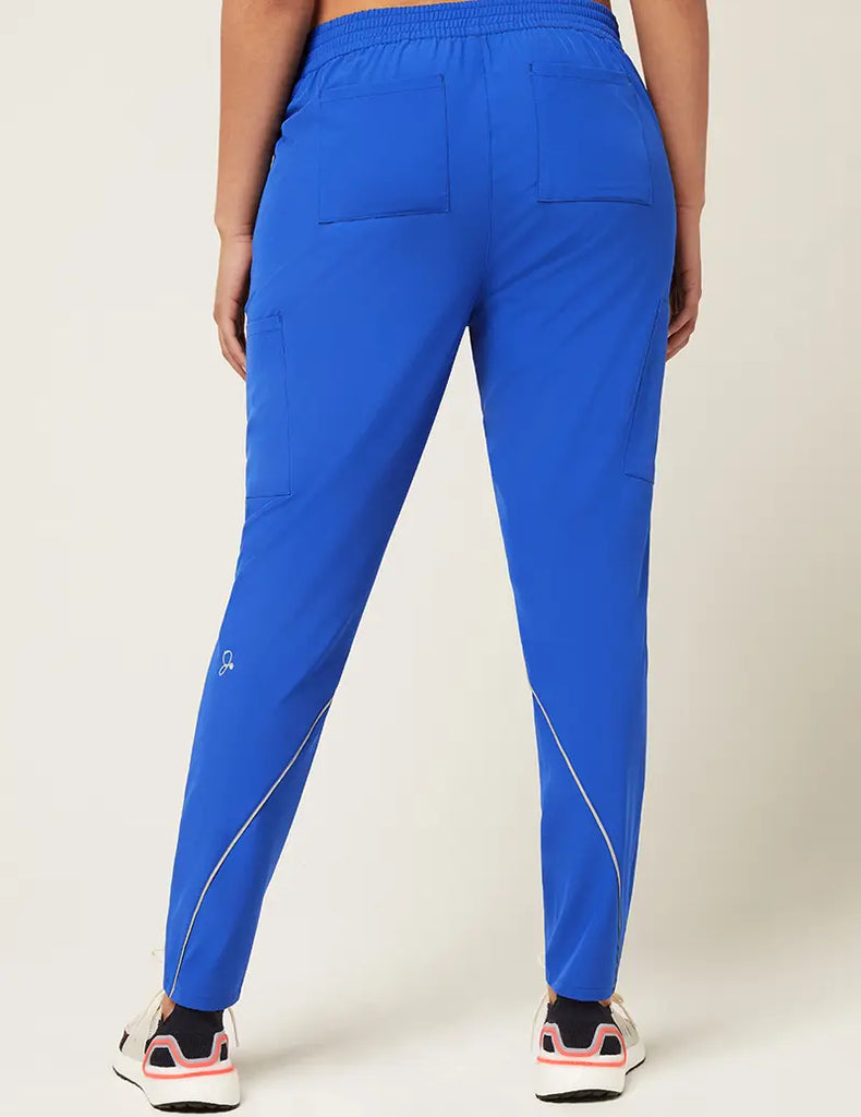 Jaanuu Scrubs Women's Charge Cargo Drawcord Pant Royal Blue | scrub-supply.com