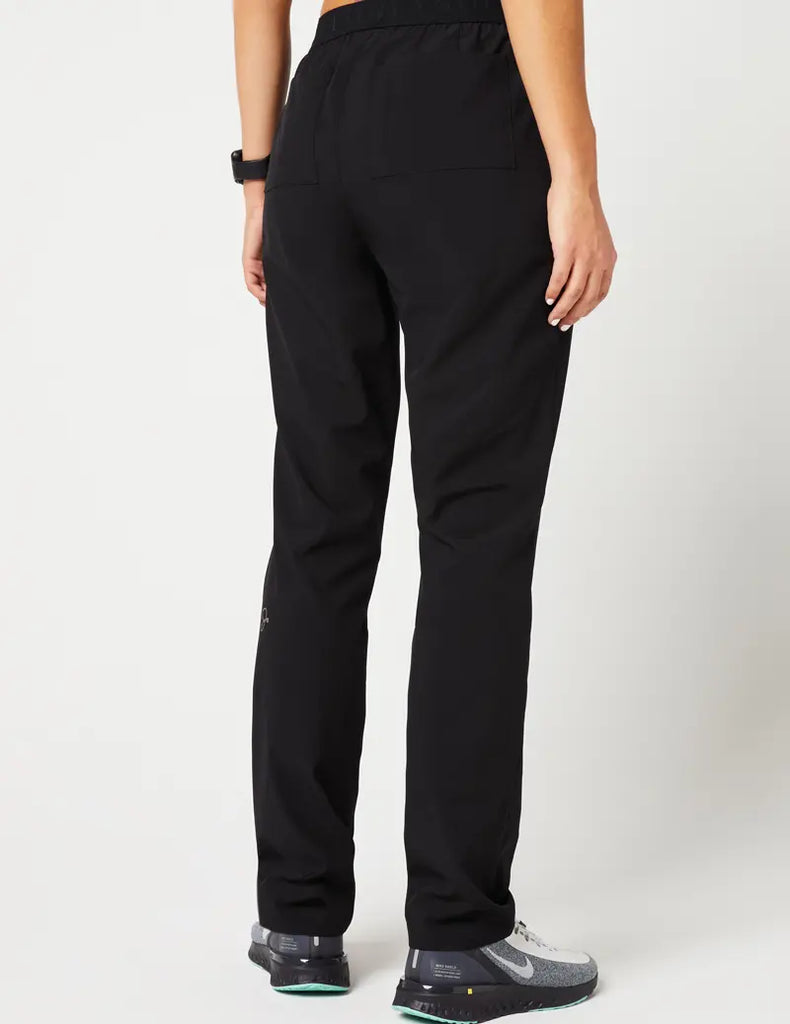 Jaanuu Scrubs Women's Sprint Straight Leg Pant Black | scrub-supply.com