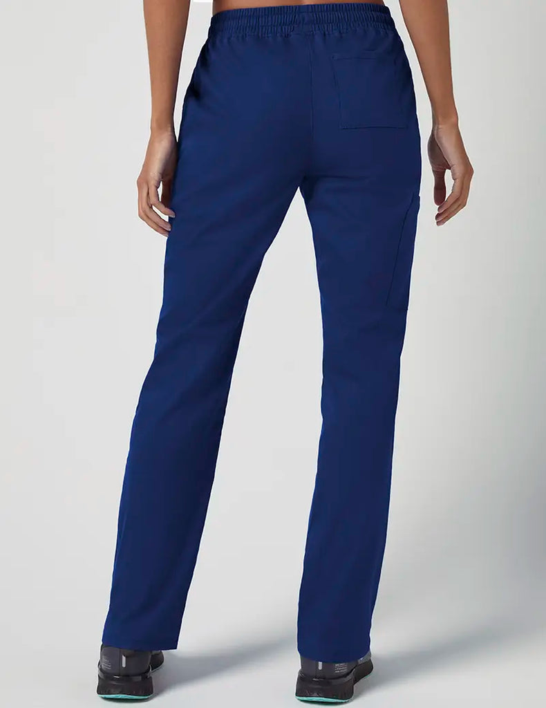 Jaanuu Scrubs Women's Straight Leg 4 Pocket Pant Estate Navy Blue | scrub-supply.com