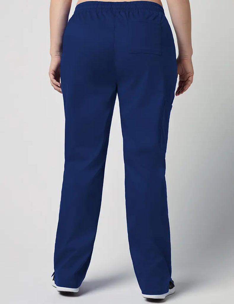 Jaanuu Scrubs Women's Straight Leg 4 Pocket Pant Estate Navy Blue | scrub-supply.com