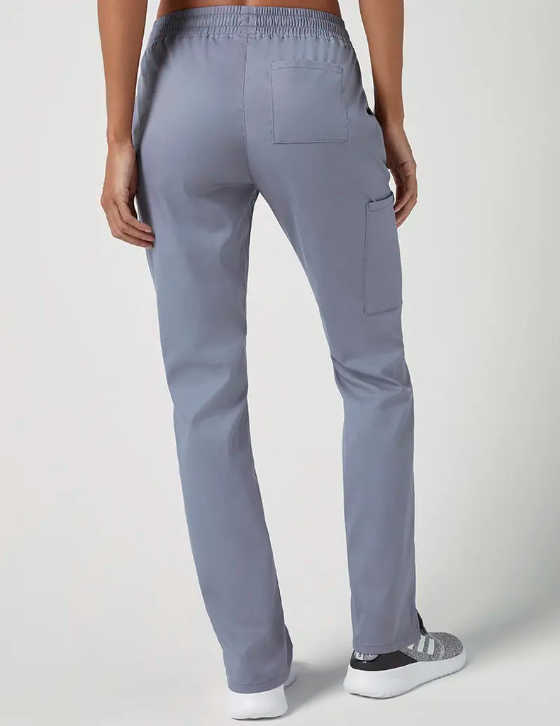 Jaanuu Scrubs Women's Straight Leg 4 Pocket Pant Graphite | scrub-supply.com