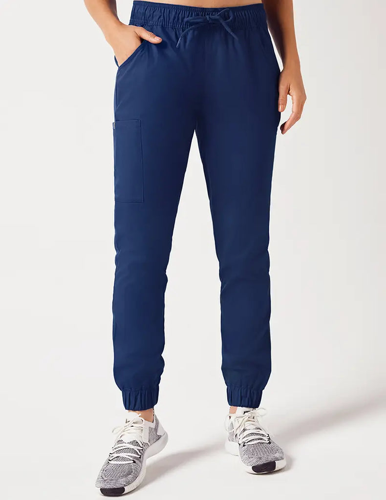 Jaanuu Scrubs Women's Classics Jogger Estate Navy Blue | scrub-supply.com