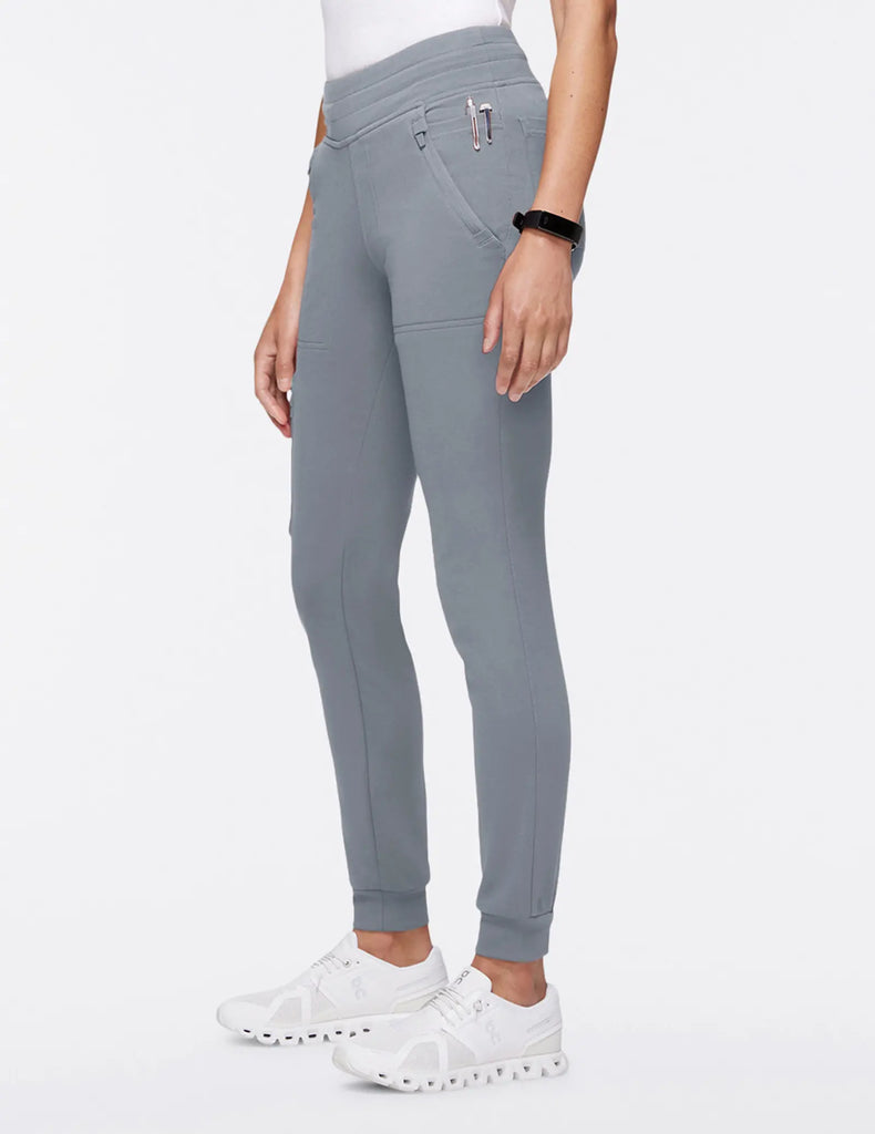 Jaanuu Scrubs Women's 10-Pocket Scrub Jogger Gray | scrub-supply.com