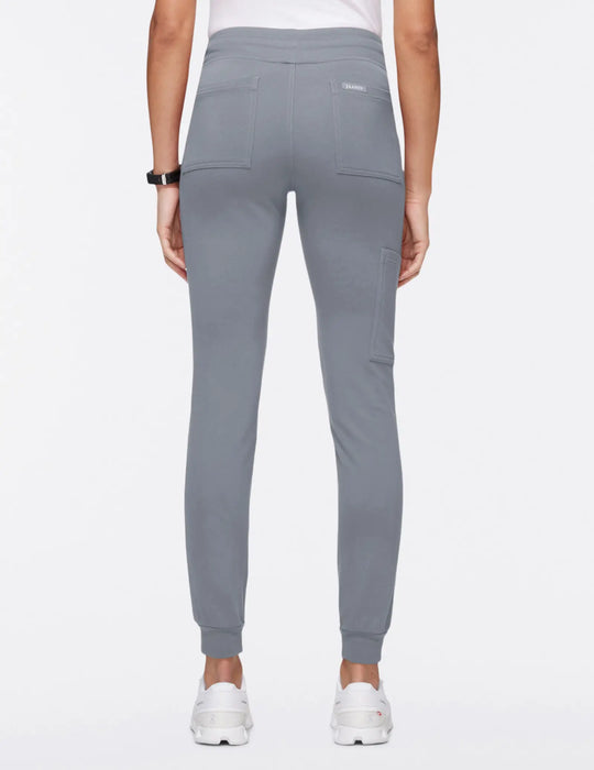 Jaanuu Scrubs Women's 10-Pocket Scrub Jogger Gray | scrub-supply.com