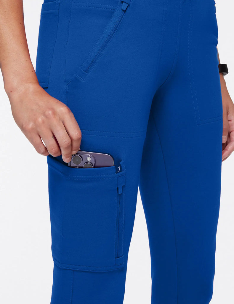 Jaanuu Scrubs Women's 10-Pocket Scrub Jogger Royal Blue | scrub-supply.com