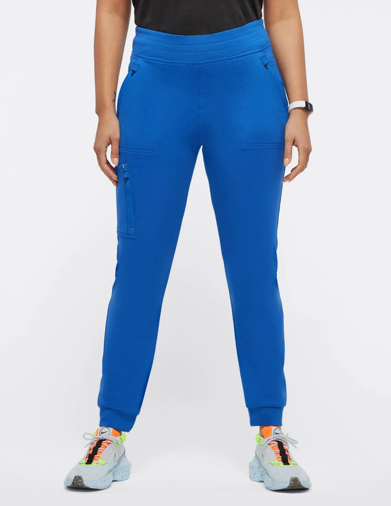 Jaanuu Scrubs Women's 10-Pocket Scrub Jogger Royal Blue | scrub-supply.com