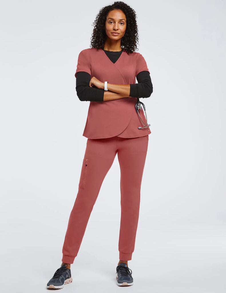 Jaanuu Scrubs Women's 10-Pocket Scrub Jogger Spice | scrub-supply.com