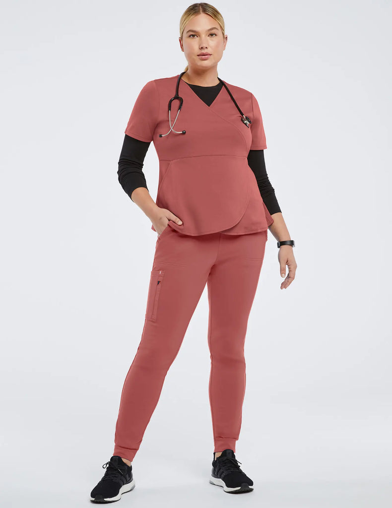 Jaanuu Scrubs Women's 10-Pocket Scrub Jogger Spice | scrub-supply.com