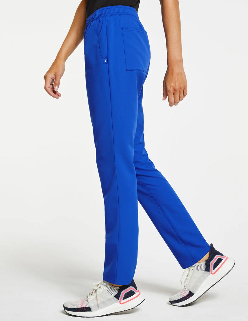 Jaanuu Scrubs Women's Slim Straight Leg Pant Royal Blue | scrub-supply.com