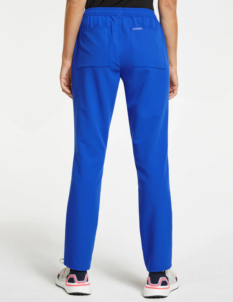 Jaanuu Scrubs Women's Slim Straight Leg Pant Royal Blue | scrub-supply.com