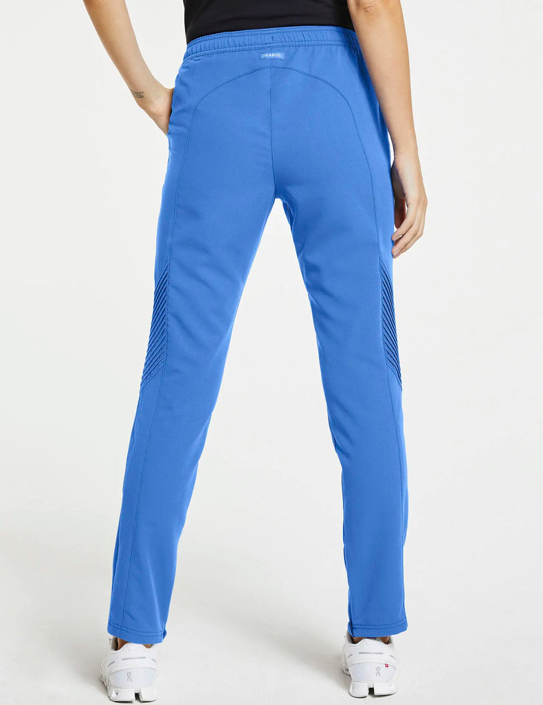 Jaanuu Scrubs Women's Moto Scrub Pant Ceil Blue | scrub-supply.com