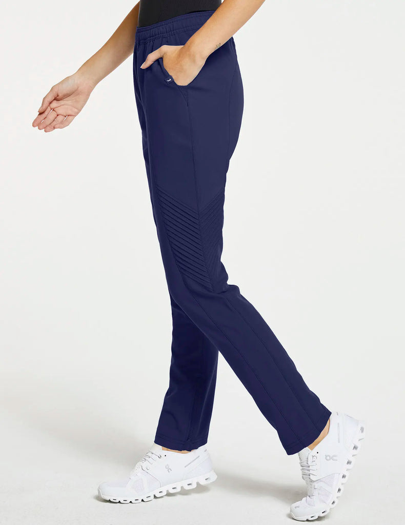 Jaanuu Scrubs Women's Moto Scrub Pant Navy | scrub-supply.com