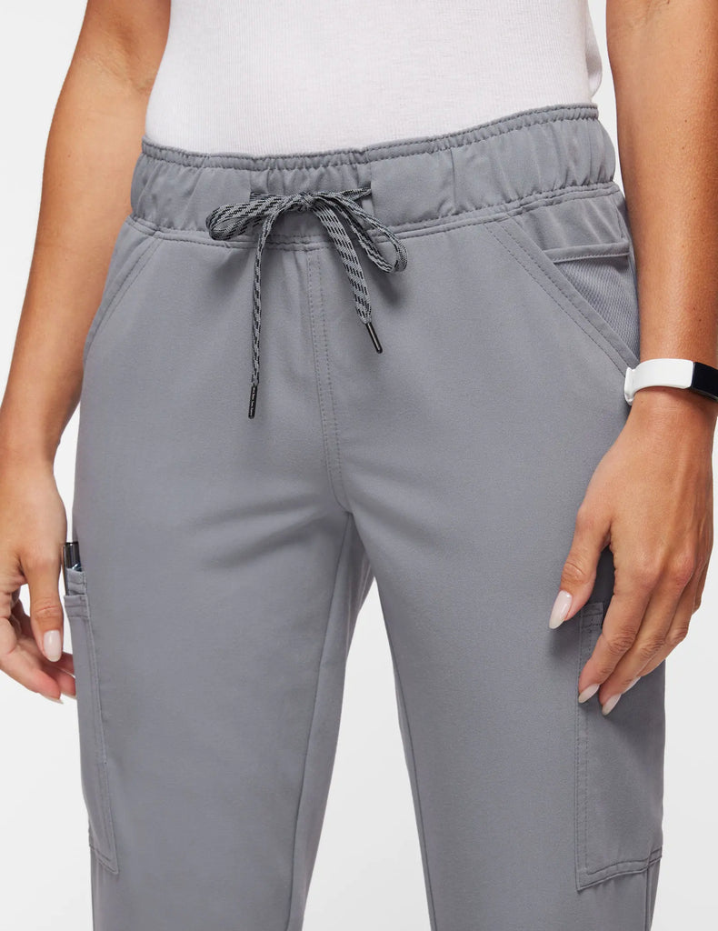 Jaanuu Scrubs Women's Mesh-Enhanced Scrub Jogger Gray | scrub-supply.com