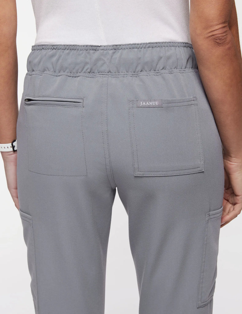 Jaanuu Scrubs Women's Mesh-Enhanced Scrub Jogger Gray | scrub-supply.com