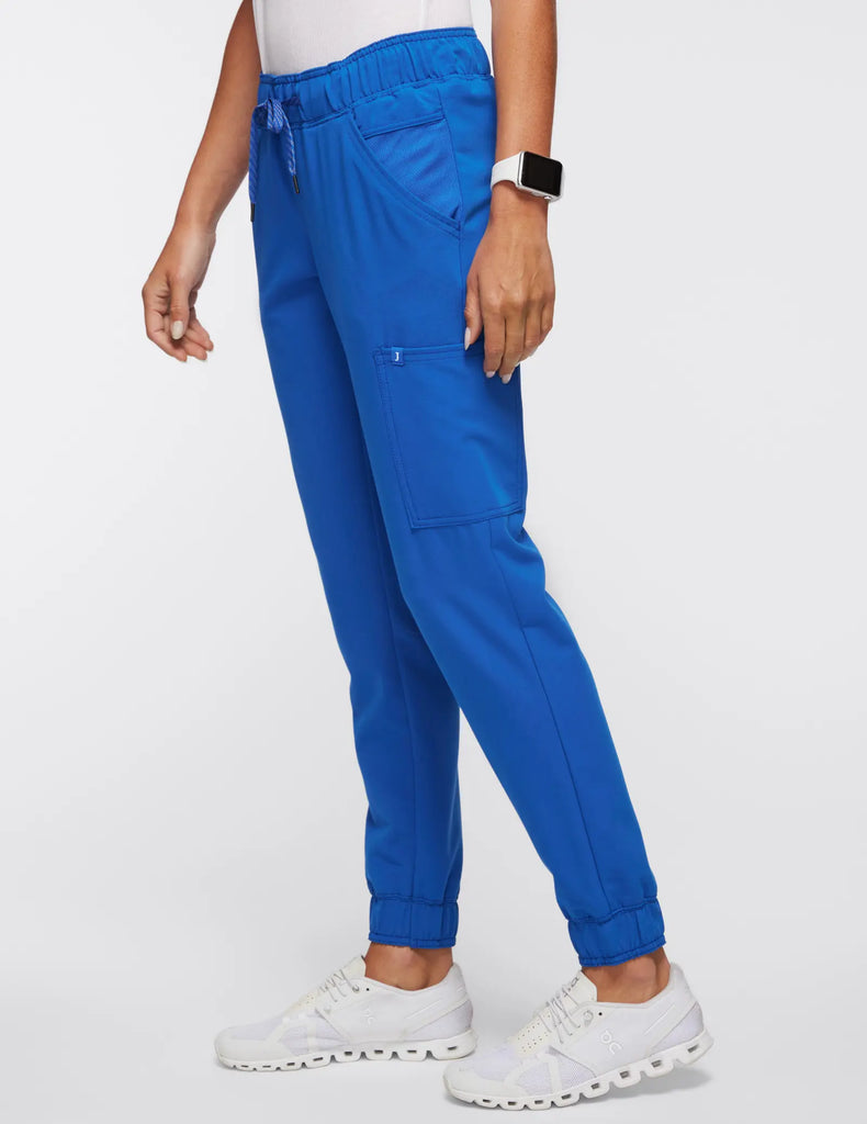 Jaanuu Scrubs Women's Mesh-Enhanced Scrub Jogger Royal Blue | scrub-supply.com