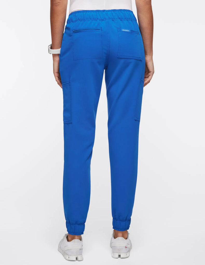 Jaanuu Scrubs Women's Mesh-Enhanced Scrub Jogger Royal Blue | scrub-supply.com