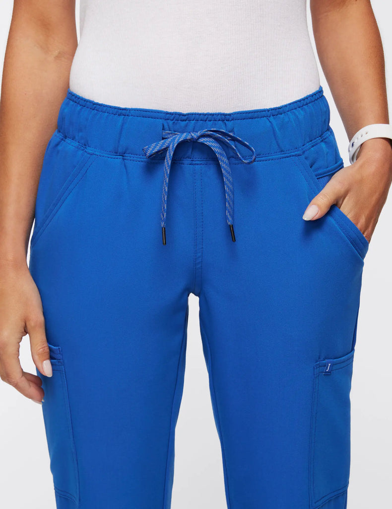 Jaanuu Scrubs Women's Mesh-Enhanced Scrub Jogger Royal Blue | scrub-supply.com