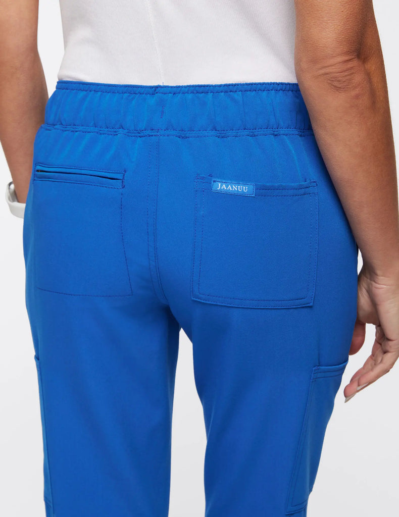 Jaanuu Scrubs Women's Mesh-Enhanced Scrub Jogger Royal Blue | scrub-supply.com