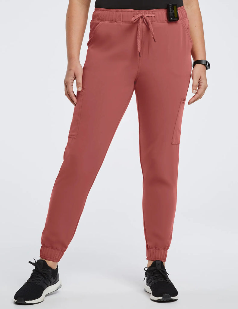 Jaanuu Scrubs Women's Mesh-Enhanced Scrub Jogger Spice | scrub-supply.com