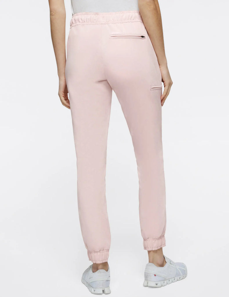 Jaanuu Scrubs Women's 5-Pocket Skinny Scrub Jogger Blushing Pink | scrub-supply.com