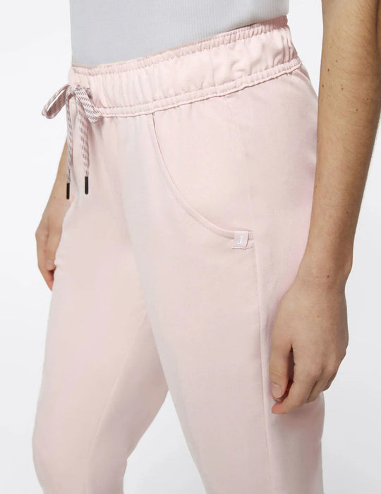 Jaanuu Scrubs Women's 5-Pocket Skinny Scrub Jogger Blushing Pink | scrub-supply.com