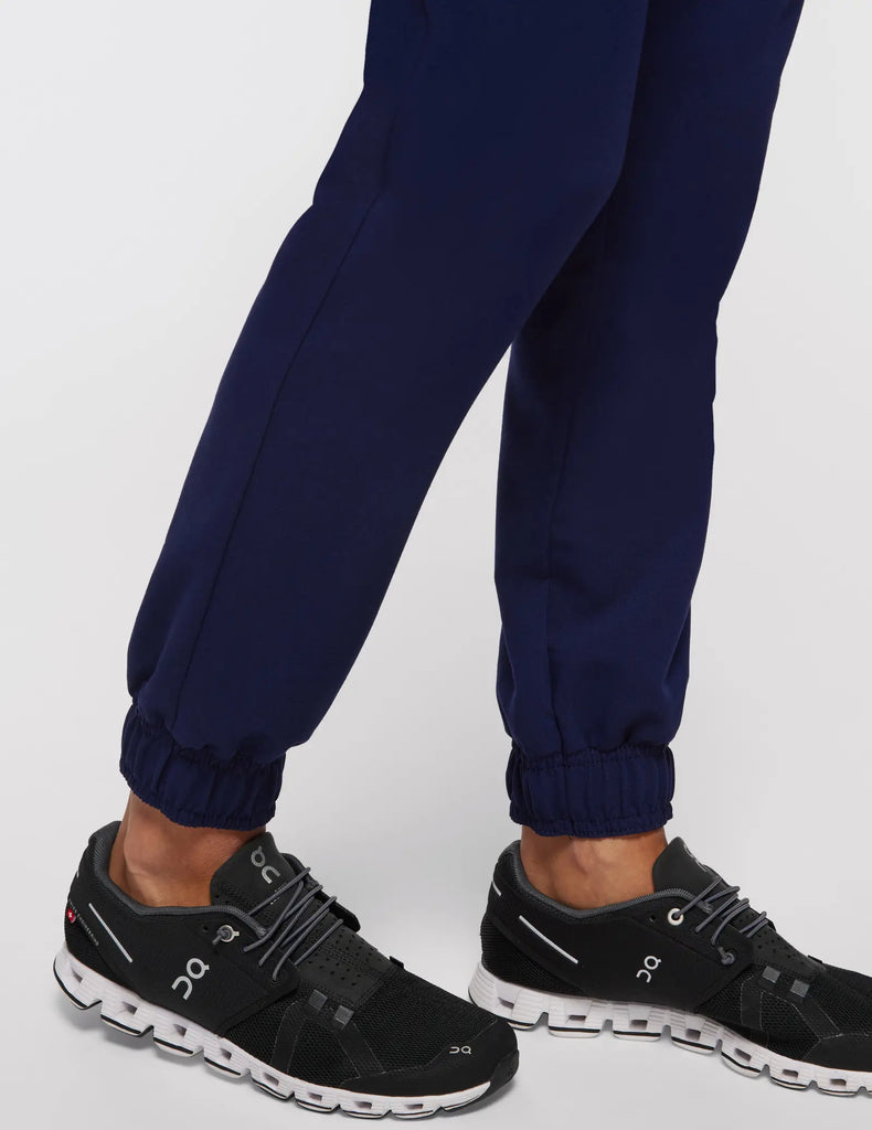 Jaanuu Scrubs Women's 5-Pocket Skinny Scrub Jogger Navy | scrub-supply.com