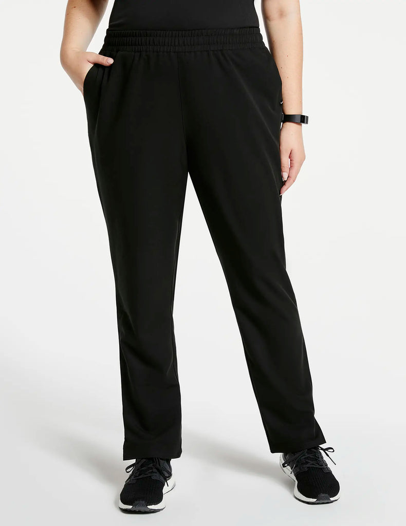 Jaanuu Scrubs Women's Classic Scrub Pant Black | scrub-supply.com