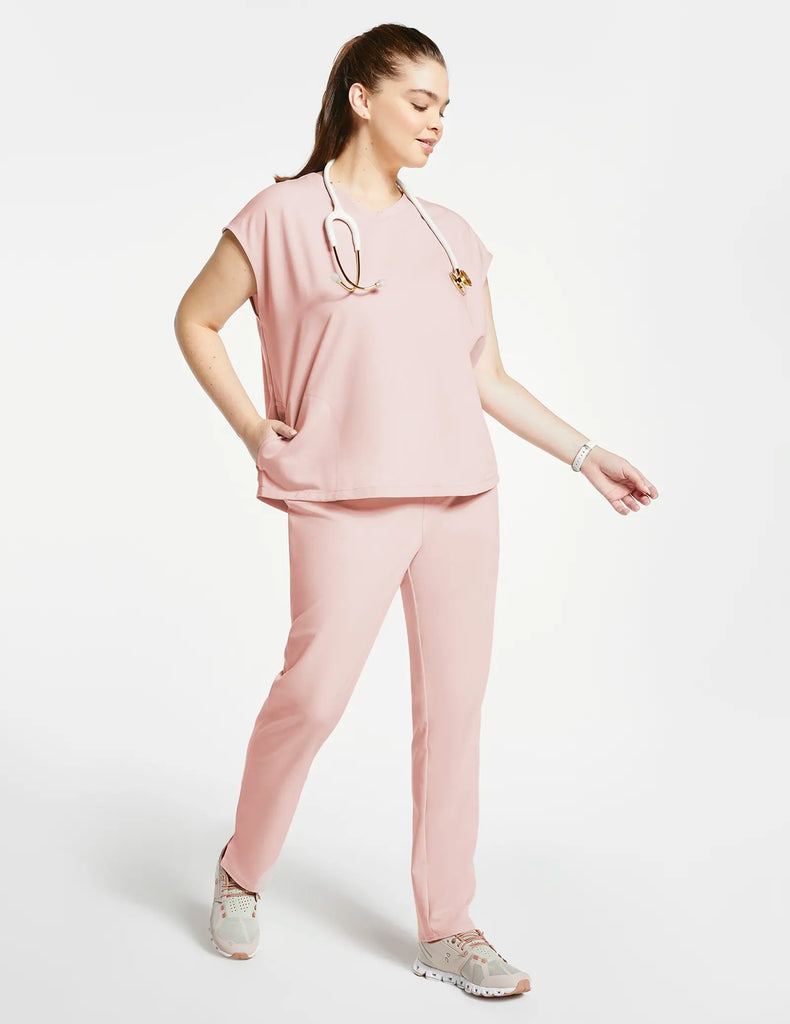 Jaanuu Scrubs Women's Classic Scrub Pant Blushing Pink | scrub-supply.com