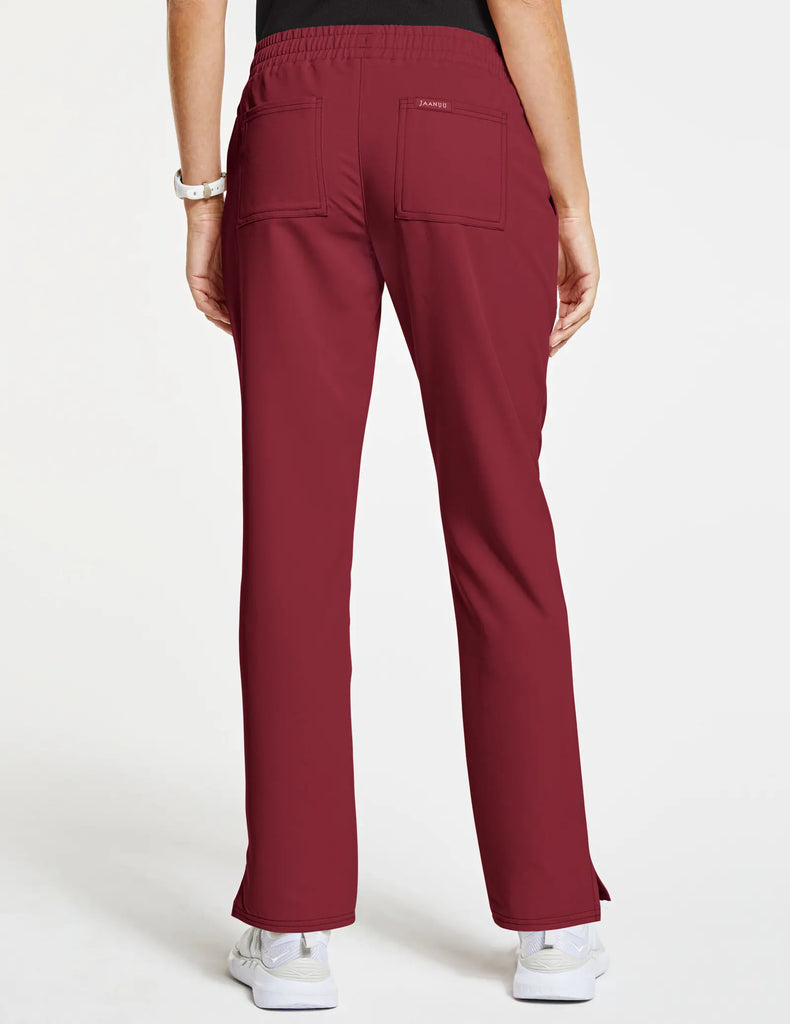 Jaanuu Scrubs Women's Classic Scrub Pant Wine | scrub-supply.com