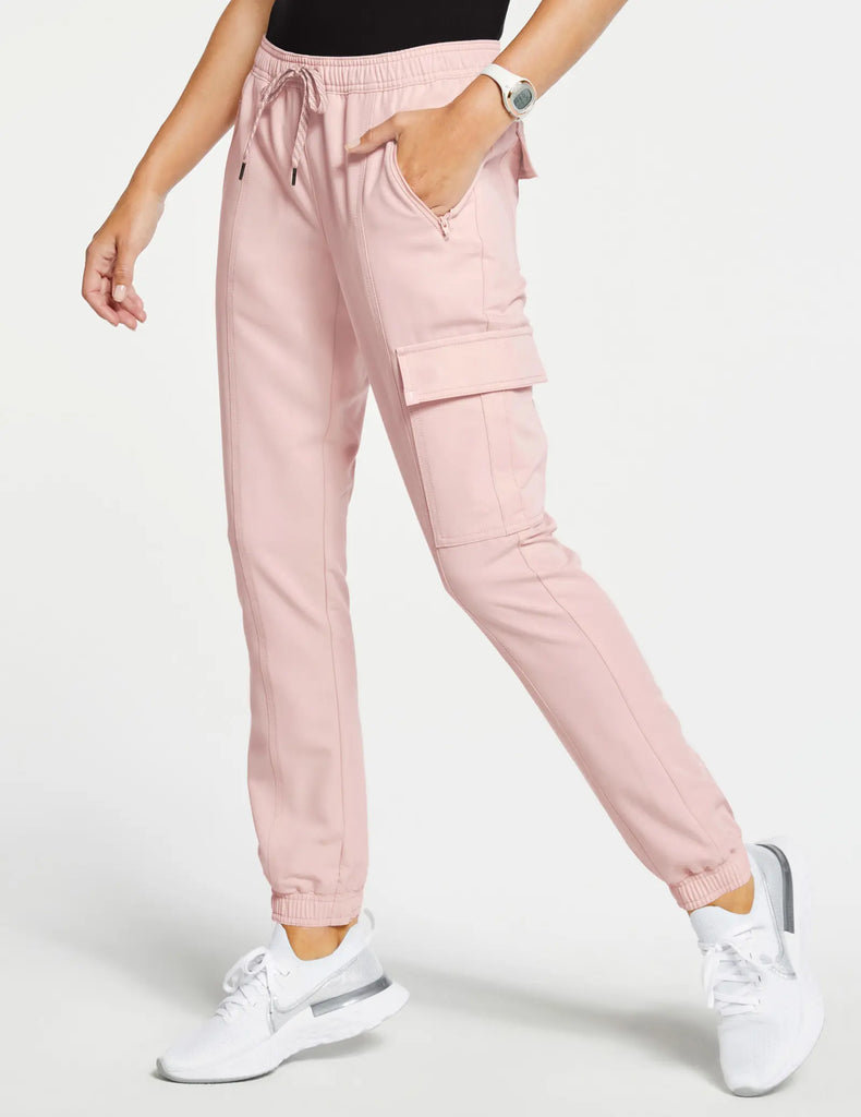 Jaanuu Scrubs Women's Essential Scrub Jogger Blushing Pink | scrub-supply.com