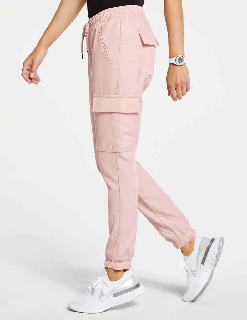 Jaanuu Scrubs Women's Essential Scrub Jogger Blushing Pink | scrub-supply.com