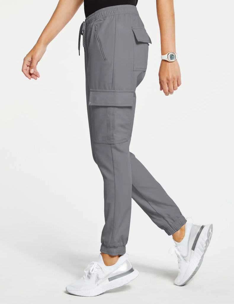 Jaanuu Scrubs Women's Essential Scrub Jogger Gray | scrub-supply.com