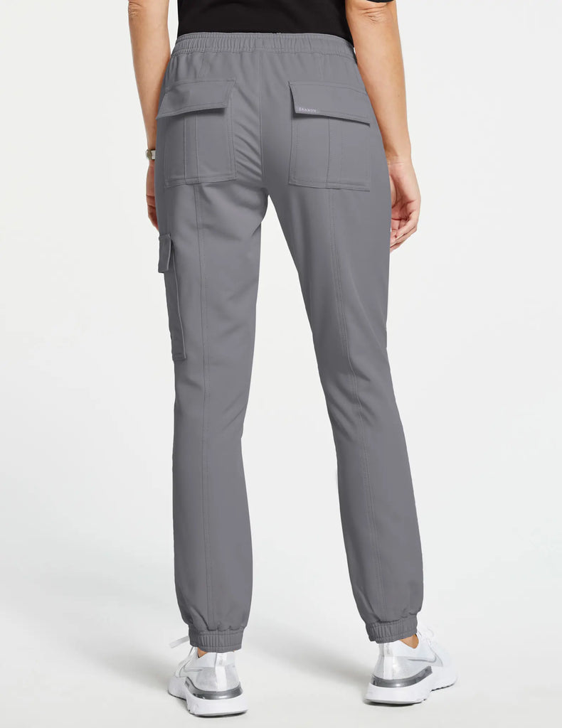 Jaanuu Scrubs Women's Essential Scrub Jogger Gray | scrub-supply.com