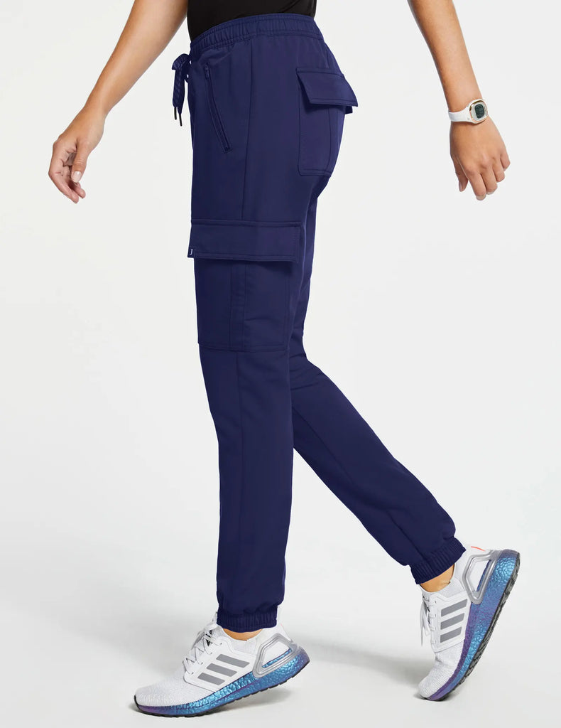 Jaanuu Scrubs Women's Essential Scrub Jogger Navy | scrub-supply.com