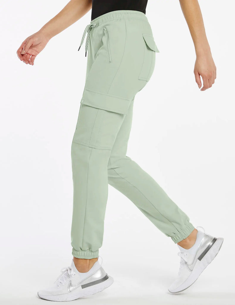 Jaanuu Scrubs Women's Essential Scrub Jogger Sage | scrub-supply.com