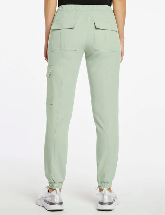 Jaanuu Scrubs Women's Essential Scrub Jogger Pistachio | scrub-supply.com