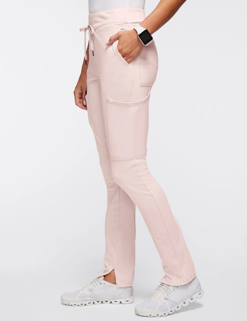 Jaanuu Scrubs Women's Cargo Scrub Pant Blushing Pink | scrub-supply.com