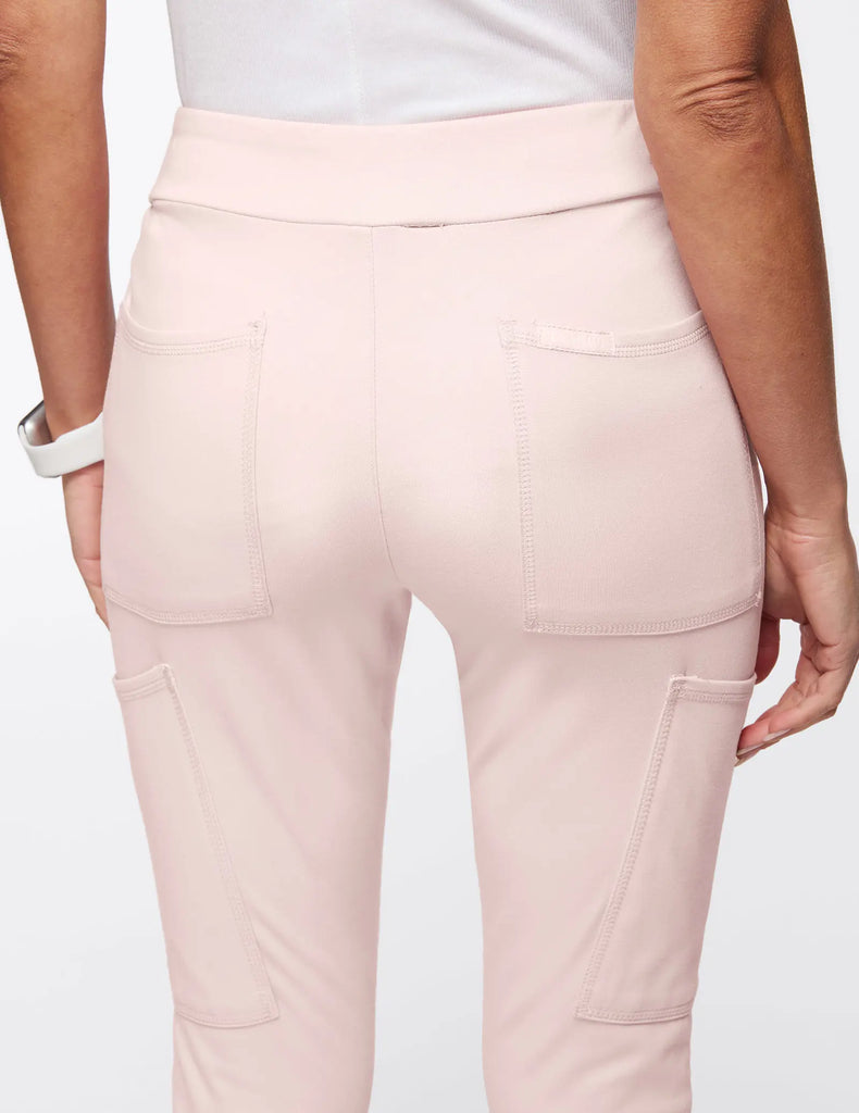 Jaanuu Scrubs Women's Cargo Scrub Pant Blushing Pink | scrub-supply.com