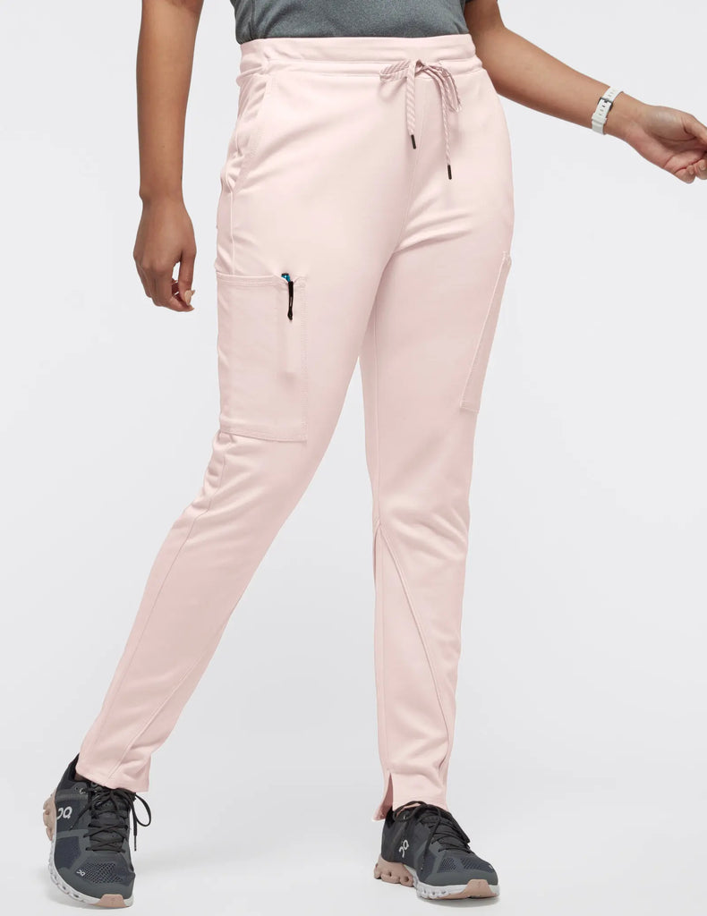 Jaanuu Scrubs Women's Cargo Scrub Pant Blushing Pink | scrub-supply.com