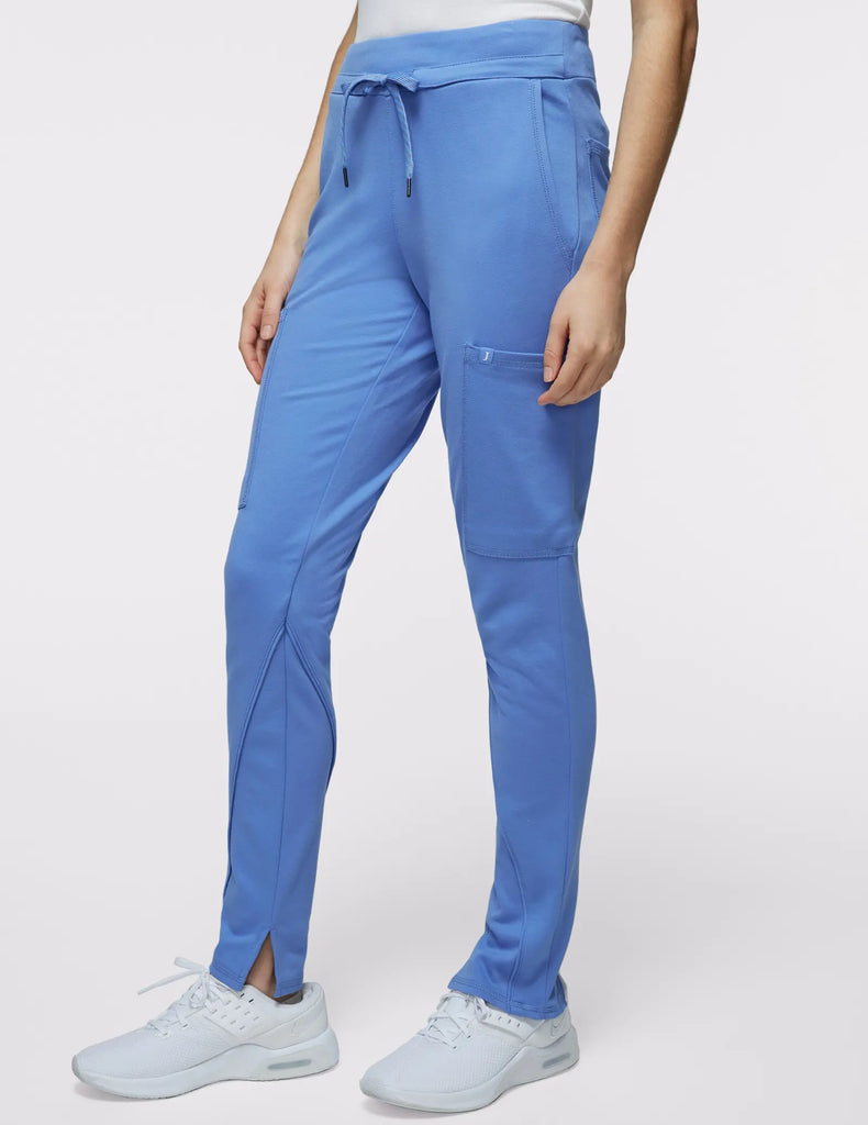 Jaanuu Scrubs Women's Cargo Scrub Pant Ceil Blue | scrub-supply.com