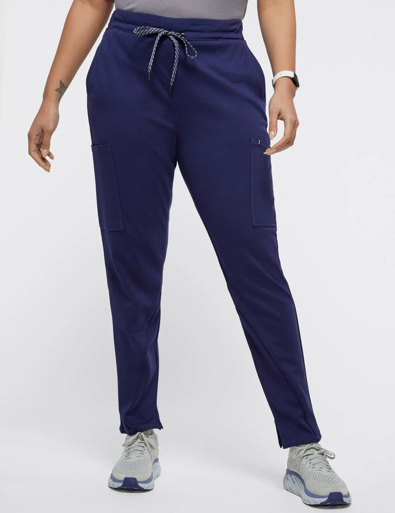 Jaanuu Scrubs Women's Cargo Scrub Pant Navy | scrub-supply.com