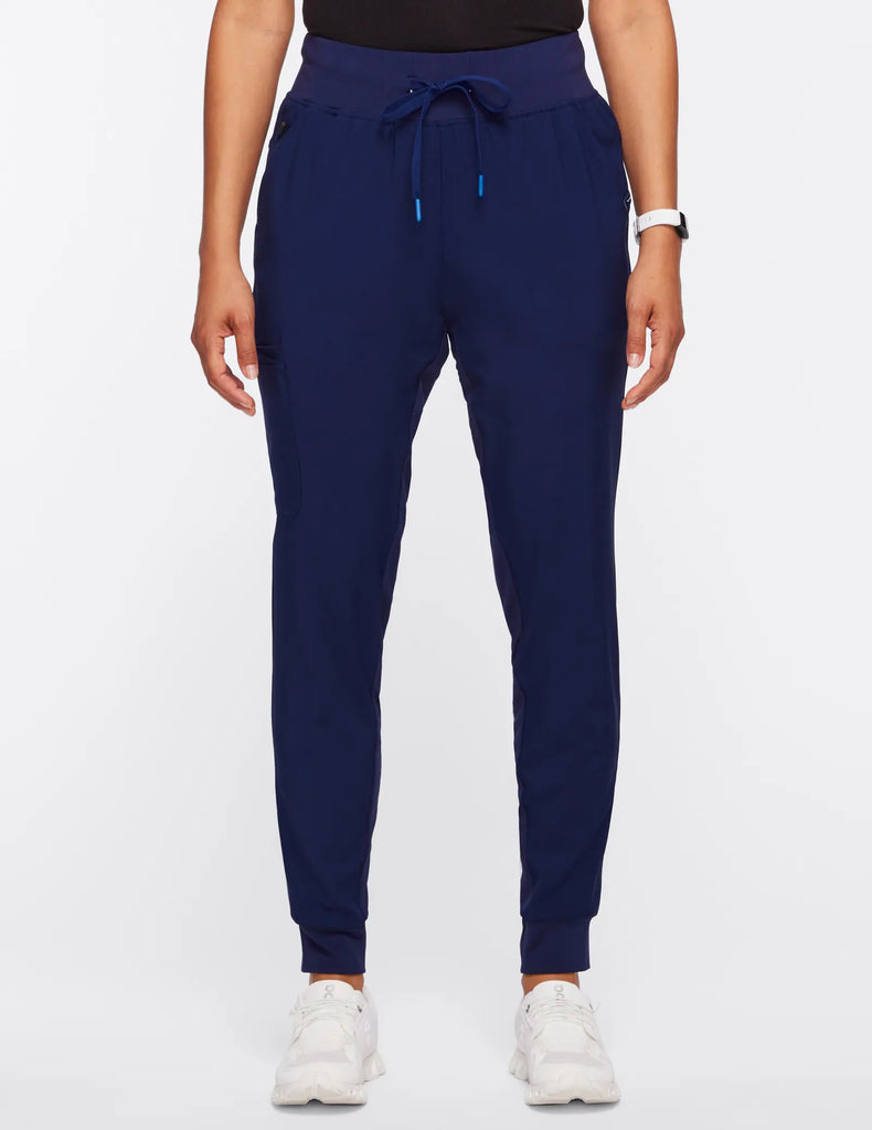 Jaanuu Scrubs Women's All-Day Performance Scrub Jogger Navy | scrub-supply.com